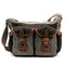 Tapa Two-Tone Canvas Mail Bag