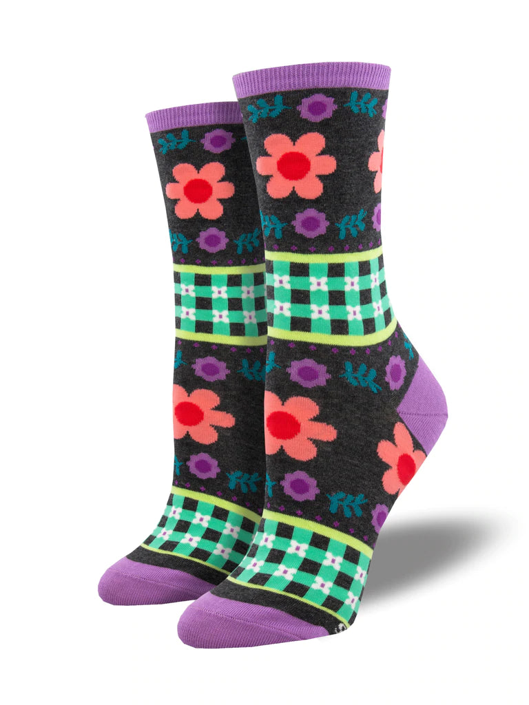 Women's Gingham Style Socks