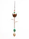 Copper Tone Lotus on a Stick - Beads & Bells