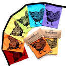 Wind Sparrow Chicken rainbow colors flags
