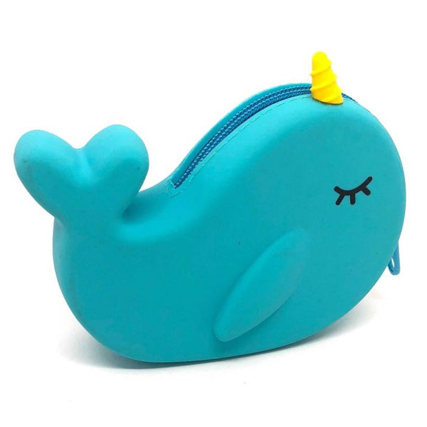 Narwhal Silicone Coin Purse