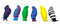 Mega Slugs Multicolor