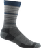MEN'S GREY FREQUENCY CREW LIGHTWEIGHT LIFESTYLE SOCK