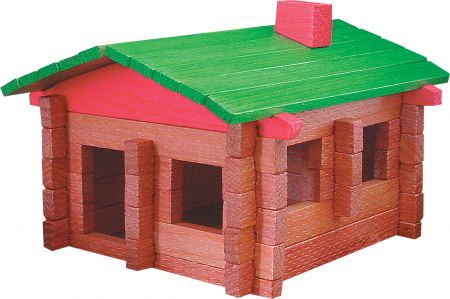 Roy Toy Log Cabin Play Set