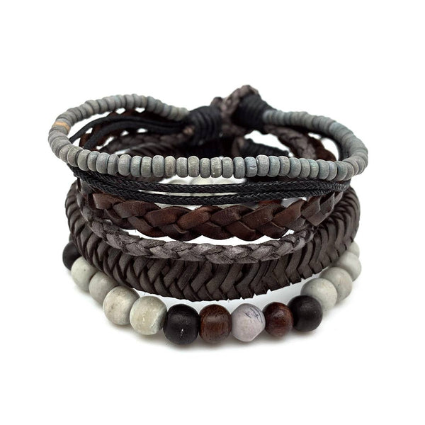 Aadi Agate and Wood Beads Bundle