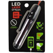 LED Laser Stylus Ink Pen