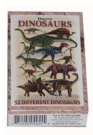 Discover Dinosaurs Playing Cards