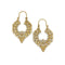 Tanvi Collection Earrings – Gold Filigree Octagonal Shapes