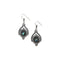 Silver-plated Tanvi Earrings with Semiprecious Stone – Labradorite