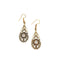 Gold-plated Tanvi Earrings with Semiprecious Stone – Rose Quartz