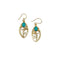 Tanvi Turquoise Earrings -Marquise