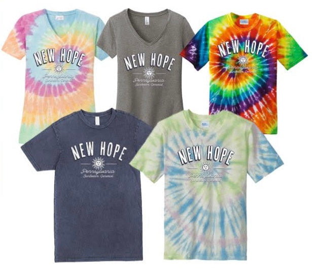 New Hope T-shirt Rainbow Spiral