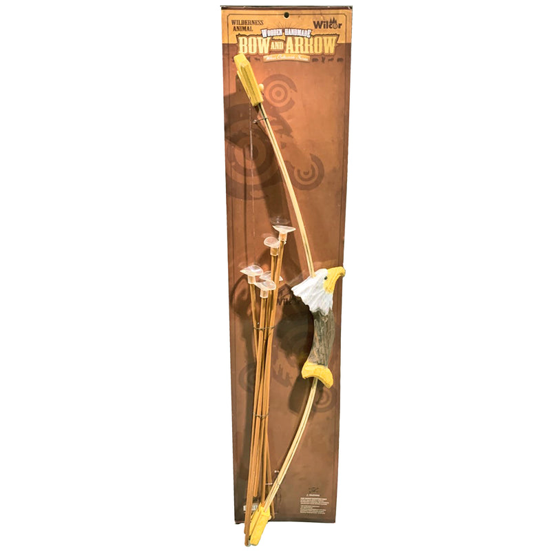 Bow and Arrow Animal Carved