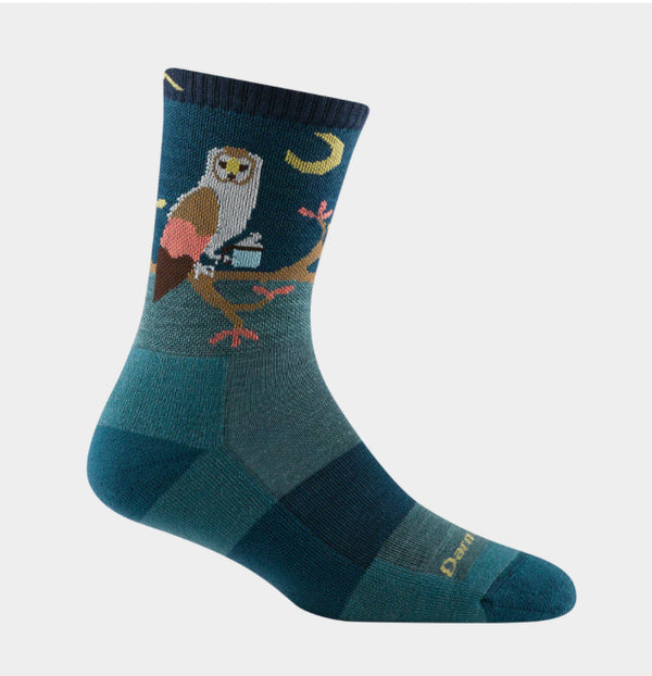 Womens Critter Club Micro Crew Lightweight Hiking Sock