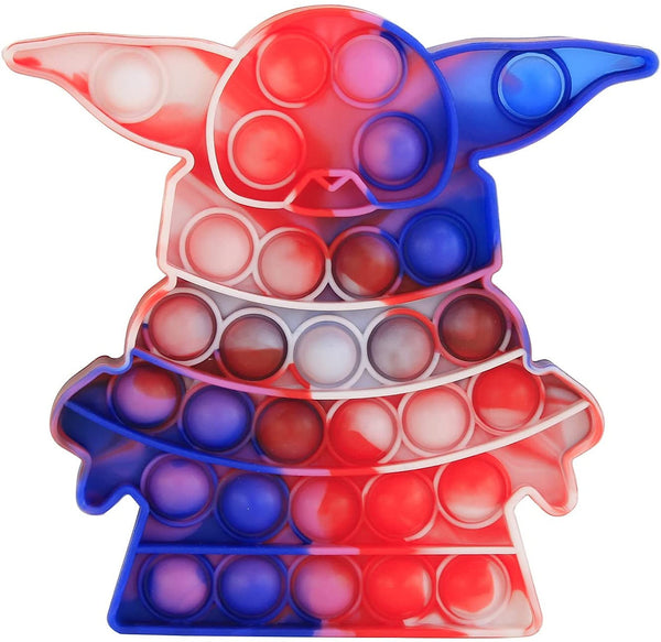 Tie Dye Baby Alien Pop Toy