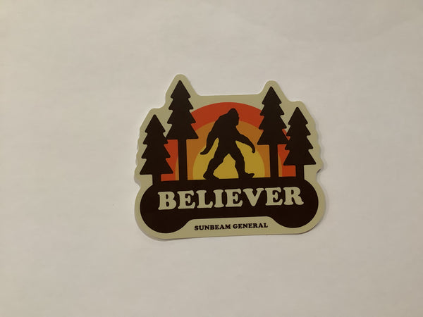 Sasquatch Believer Sticker