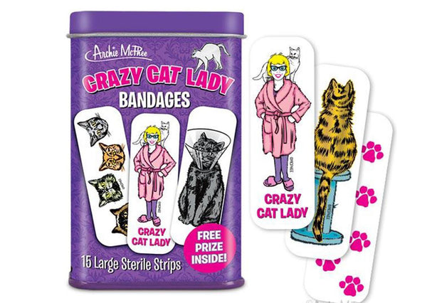 Crazy Cat Lady Bandages