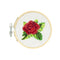 Mini Cross Stitch Embroidery Rose Kit