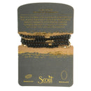 Stone Wrap Bracelet or Necklace