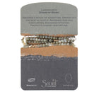 Stone Wrap Bracelet or Necklace
