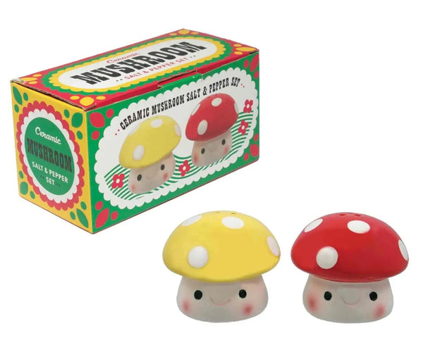 Mushroom Salt and Pepper Shakers