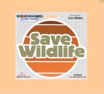 Save Wildlife Sticker