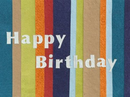 Good Paper Striped Birthday