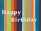 Good Paper Striped Birthday