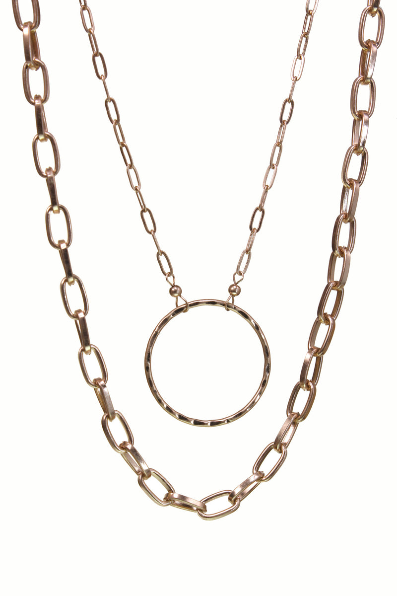 Chain with Circle Necklace