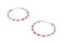 Multi Color Fimo Disc Earring
