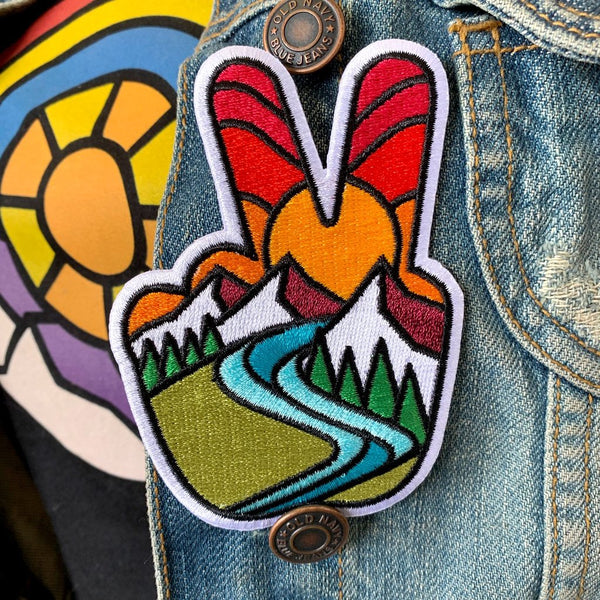 Peace Embroidered Patch