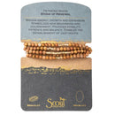 Stone Wrap Bracelet or Necklace