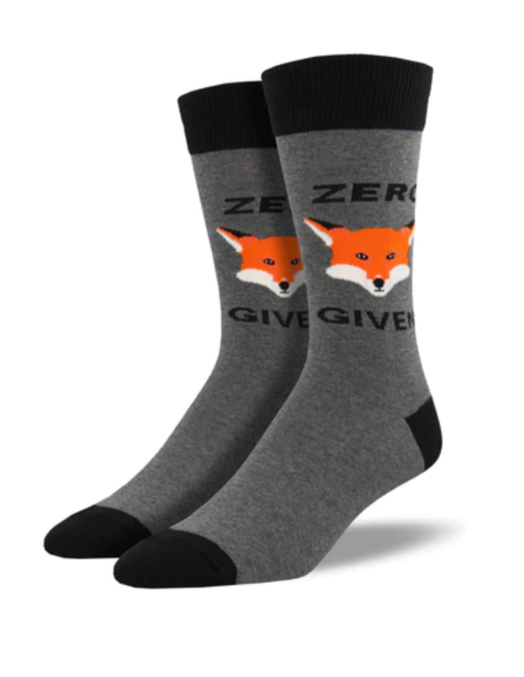 Zero Fox Given Heather Grey Socks