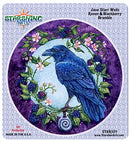 Raven and Blackberry Sticker