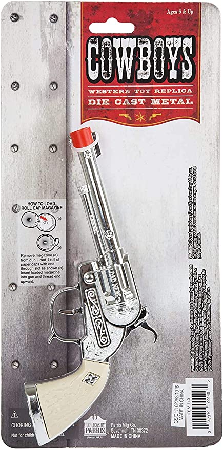 Die Cast Repeater Cowboy Cap Gun Toy