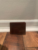 Small Honey Brown Bifold Leather Wallet