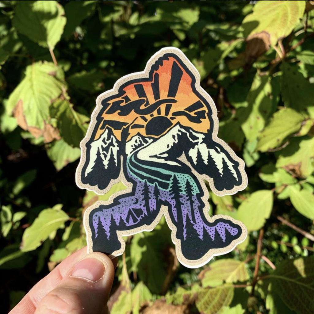 Squatchlet Sticker Sasquatch Sticker – Sunbeam General Store