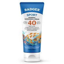 40 SPF Sport Mineral Sunscreen Cream Unscented