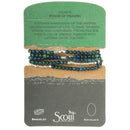 Stone Wrap Bracelet or Necklace