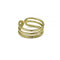 Gold Plated Adjustable Rings
