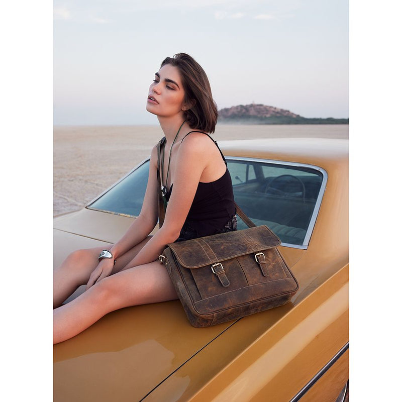 Jackal Leather Briefcase & Laptop Bag