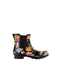 Chelsea Black Floral Women's Rain Boots