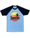Jawn Black and Grey Raglan T-Shirt