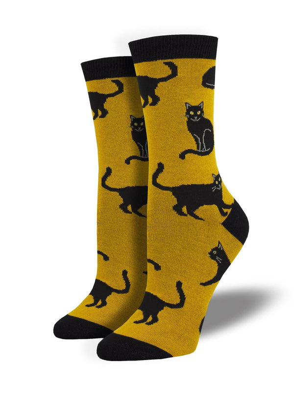 Black Cat Bamboo Socks