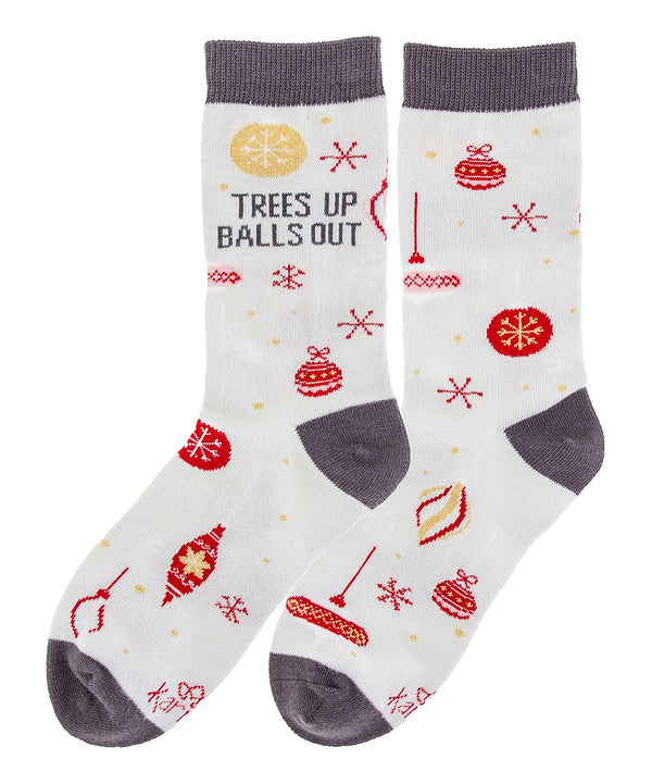 Holiday Socks Trees up